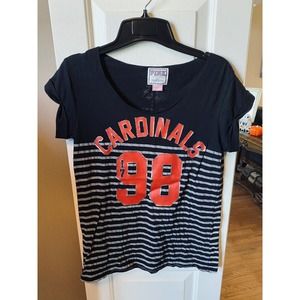 Pink Victoria Secret 5th & Ocean Univeristy of Louisville UofL T-Shirt Size XS‎